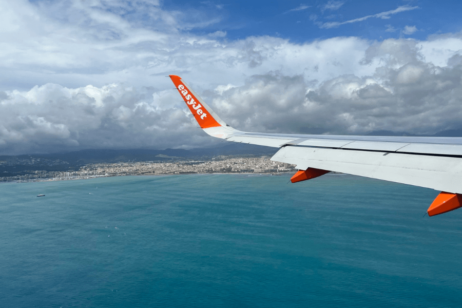 Flying into Palma airport