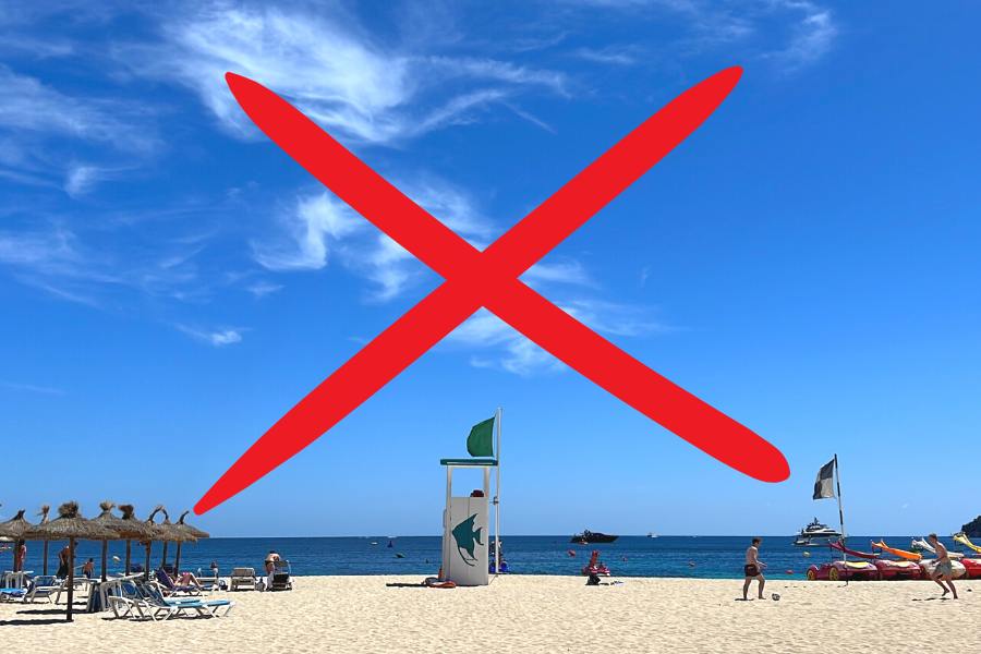Beach rules in Mallorca