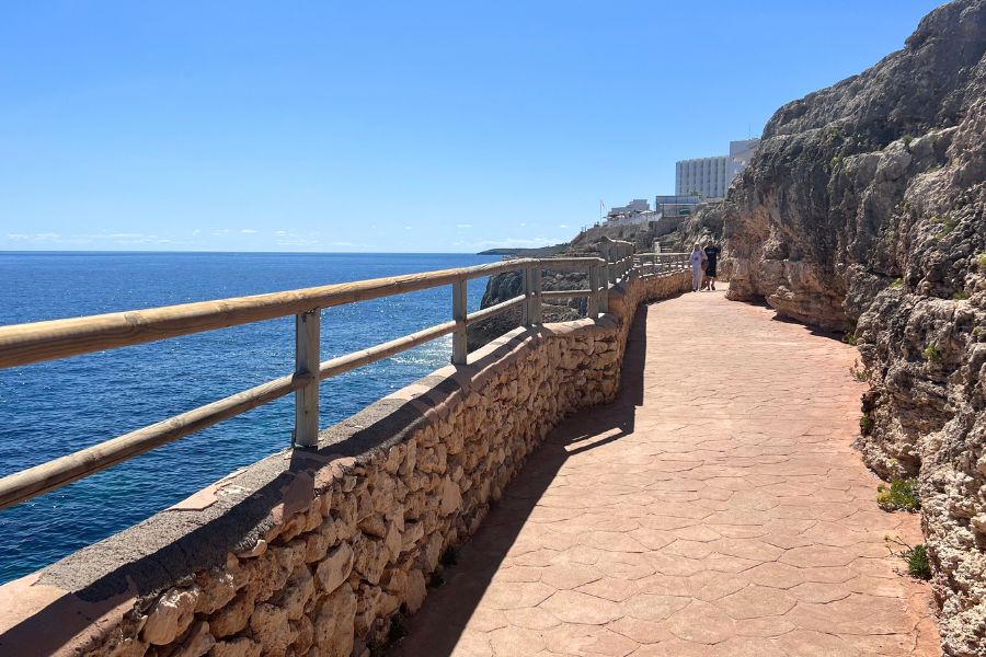 Calas de Mallorca walkway passeig maritim